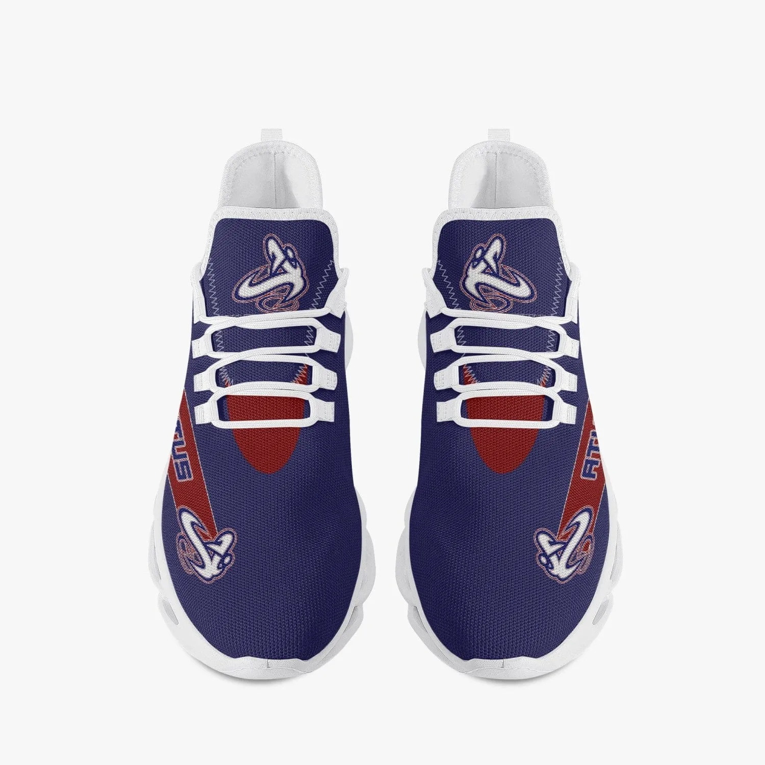 ATHLETIC APPARATUS V1 RWB BOUNCE MESH KNIT SNEAKERS - WHITE