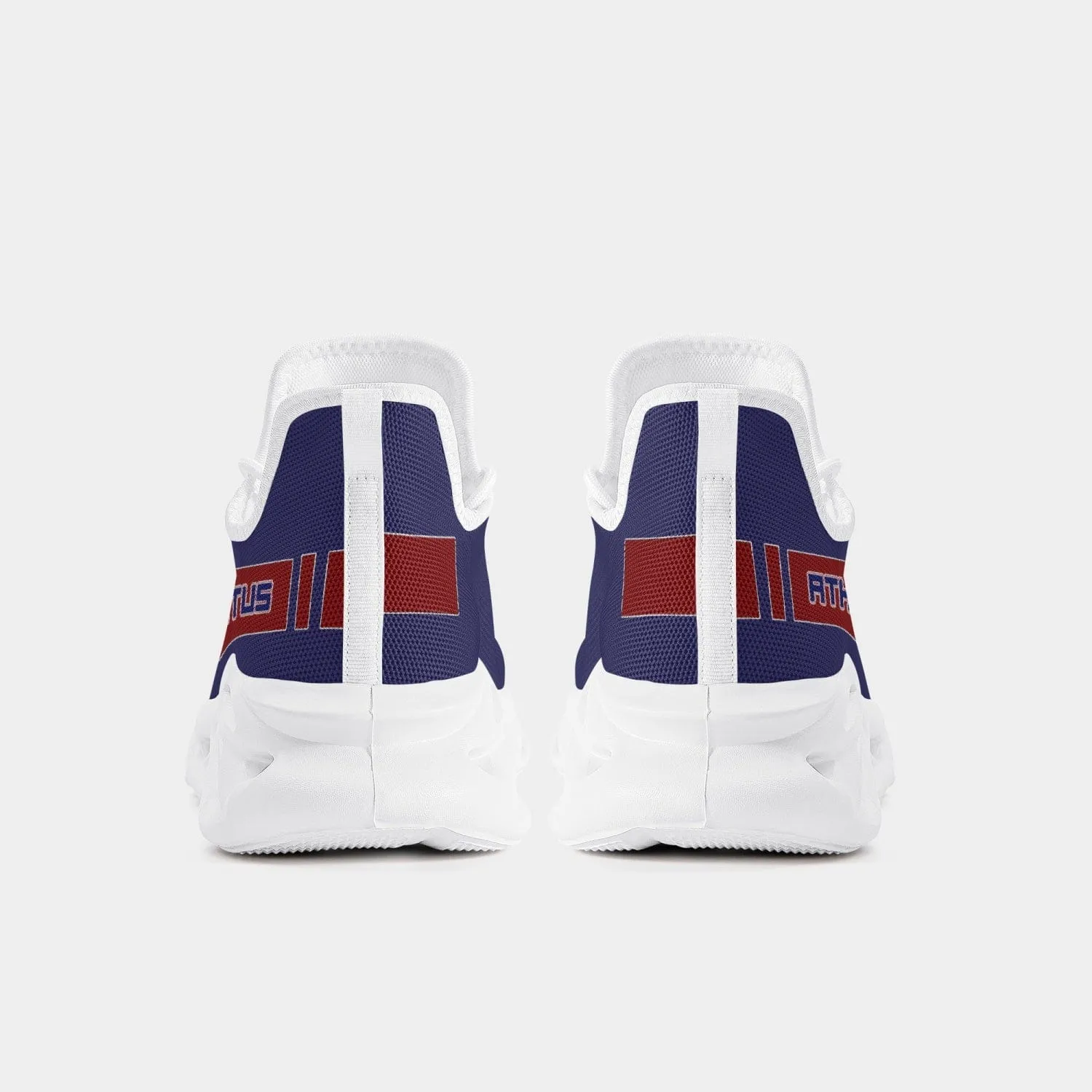 ATHLETIC APPARATUS V1 RWB BOUNCE MESH KNIT SNEAKERS - WHITE