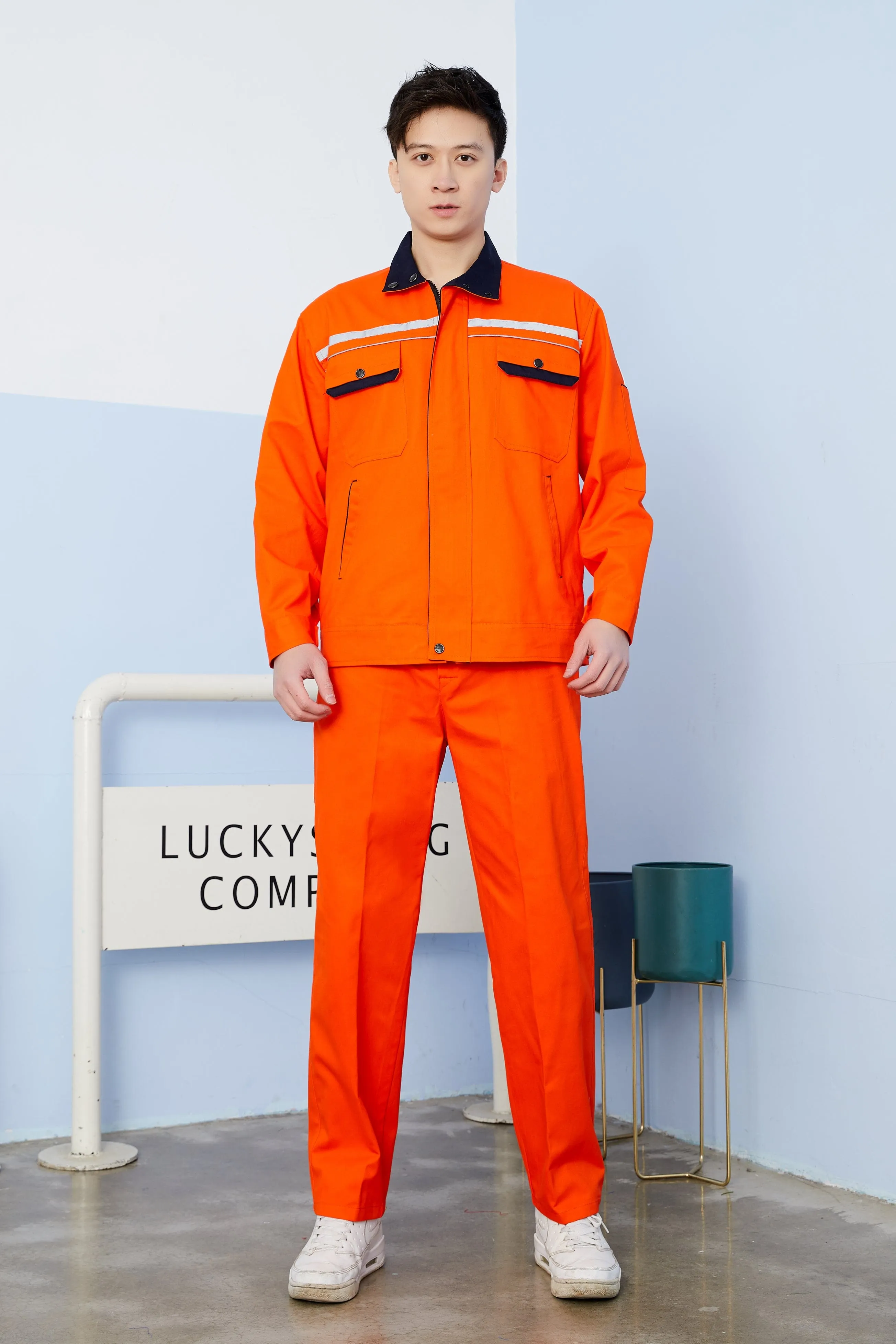 Autumn and winter long-sleeved pure cotton series workwear SD-PC-W1506