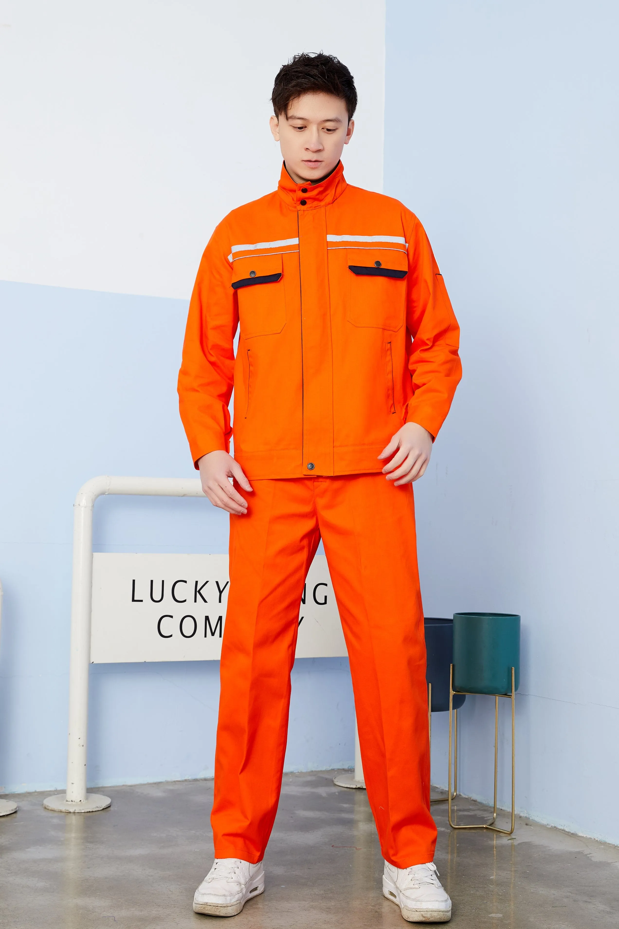 Autumn and winter long-sleeved pure cotton series workwear SD-PC-W1506