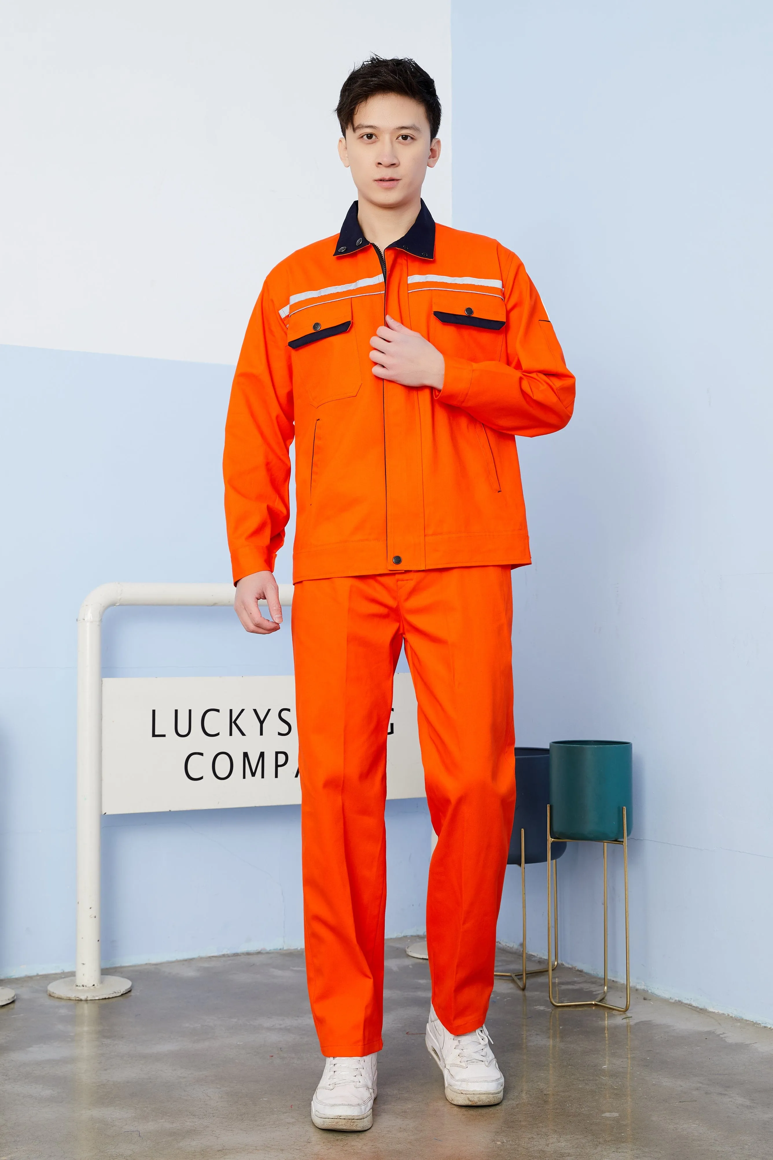 Autumn and winter long-sleeved pure cotton series workwear SD-PC-W1506
