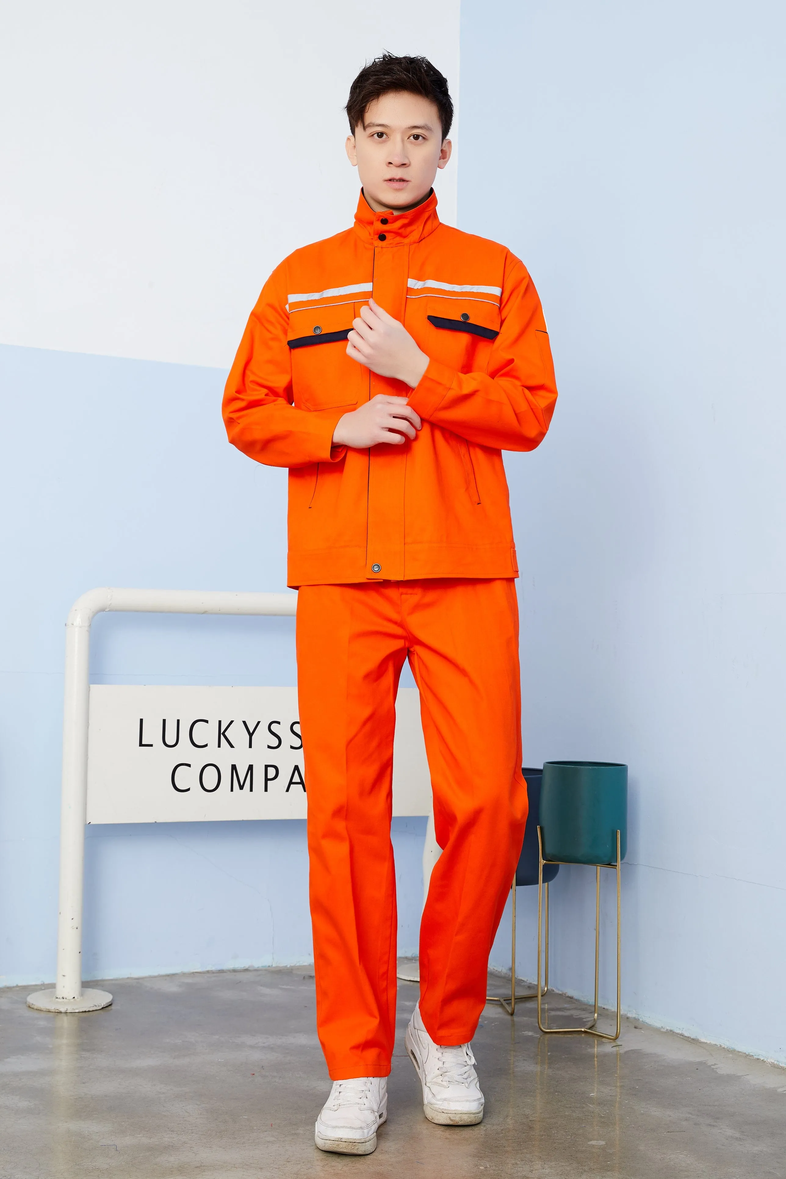 Autumn and winter long-sleeved pure cotton series workwear SD-PC-W1506