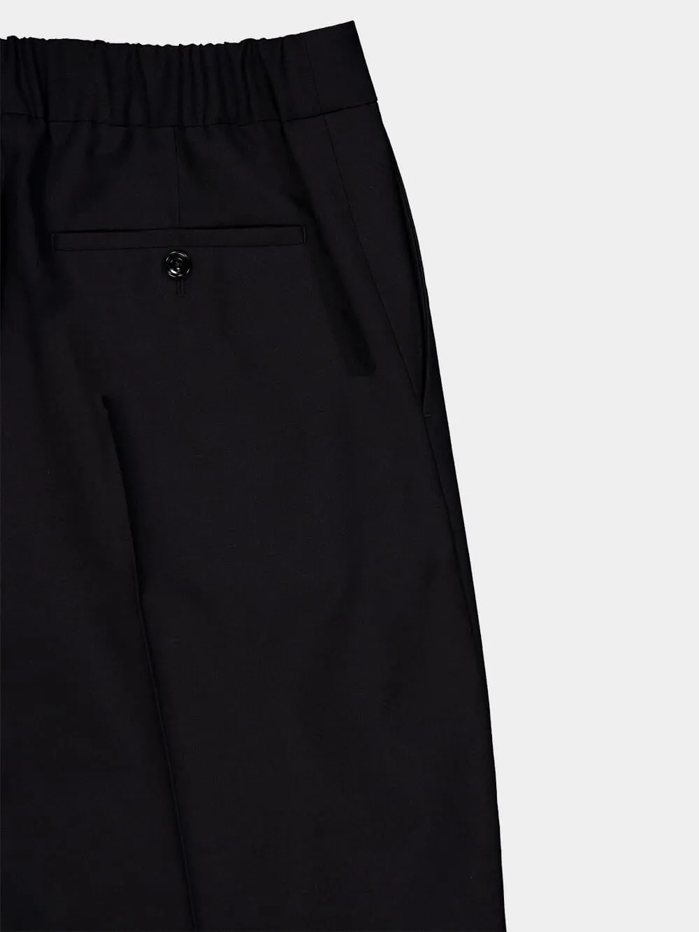 Black Tailored Shorts