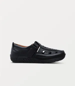 BM6827-BLACK-Men Sandal