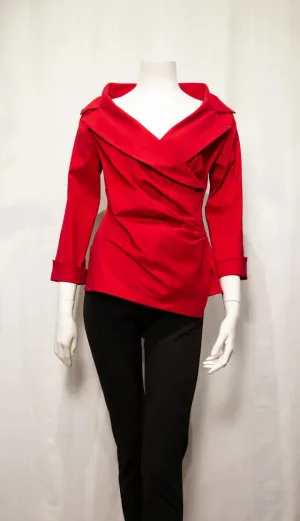 Dressy Wrap Blouse