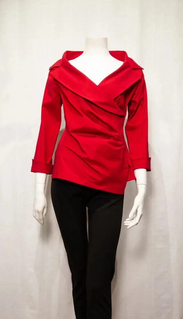 Dressy Wrap Blouse