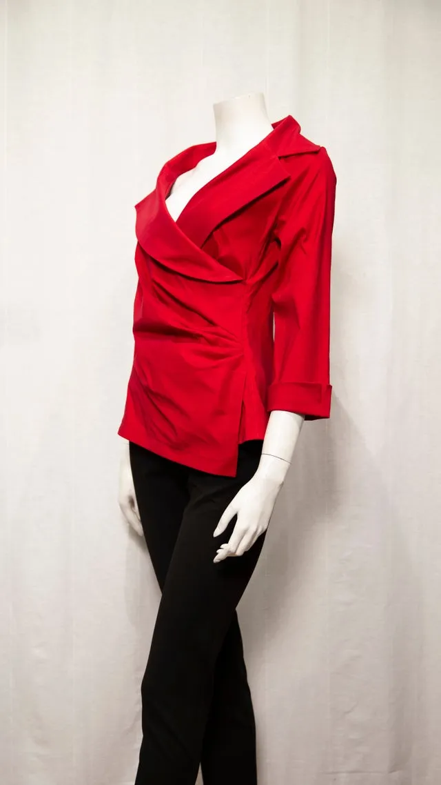 Dressy Wrap Blouse
