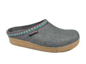 Haflinger Unisex Grizzly Slippers GZ14- Grey