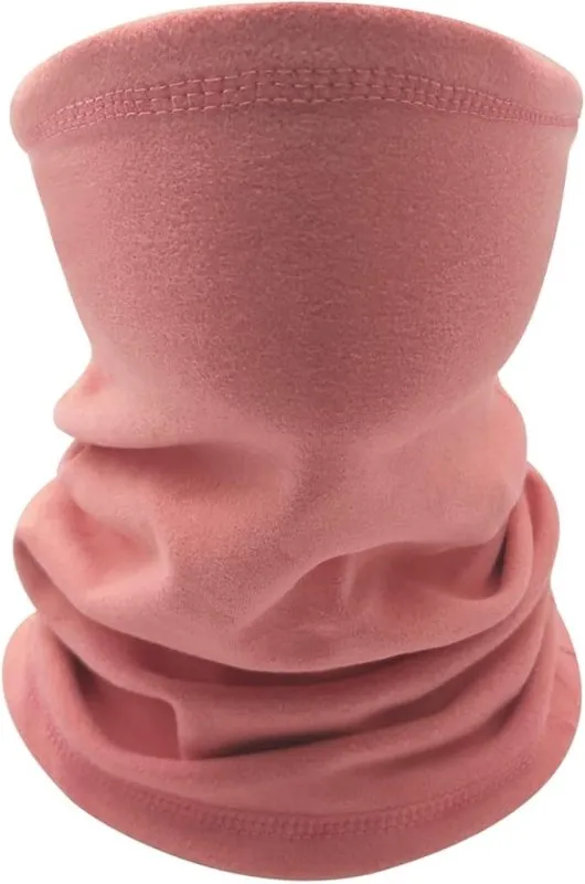 Kids Neck Warmer, Winter Fleece Windproof Neck Gaiter for Boys & Girls Face Covering Mask Thermal Scarf Multifunctional Headwear
