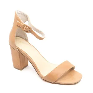 Nude Silence Tan Heeled Sandal