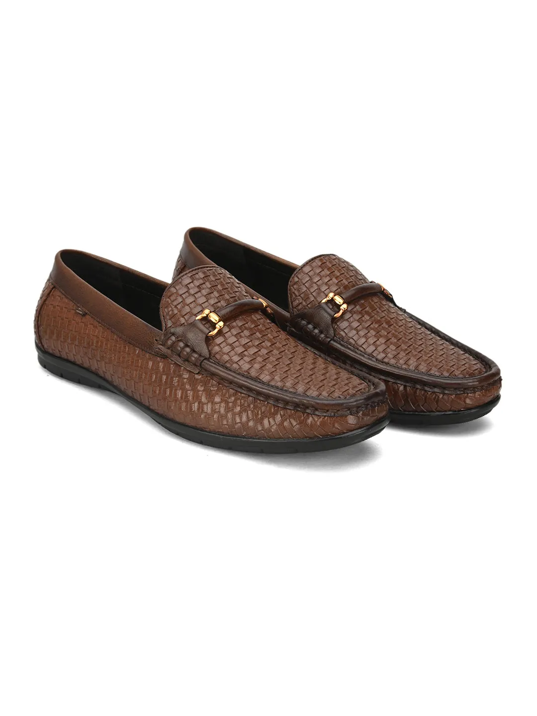 Pelle Albero Brown Loafer for Men