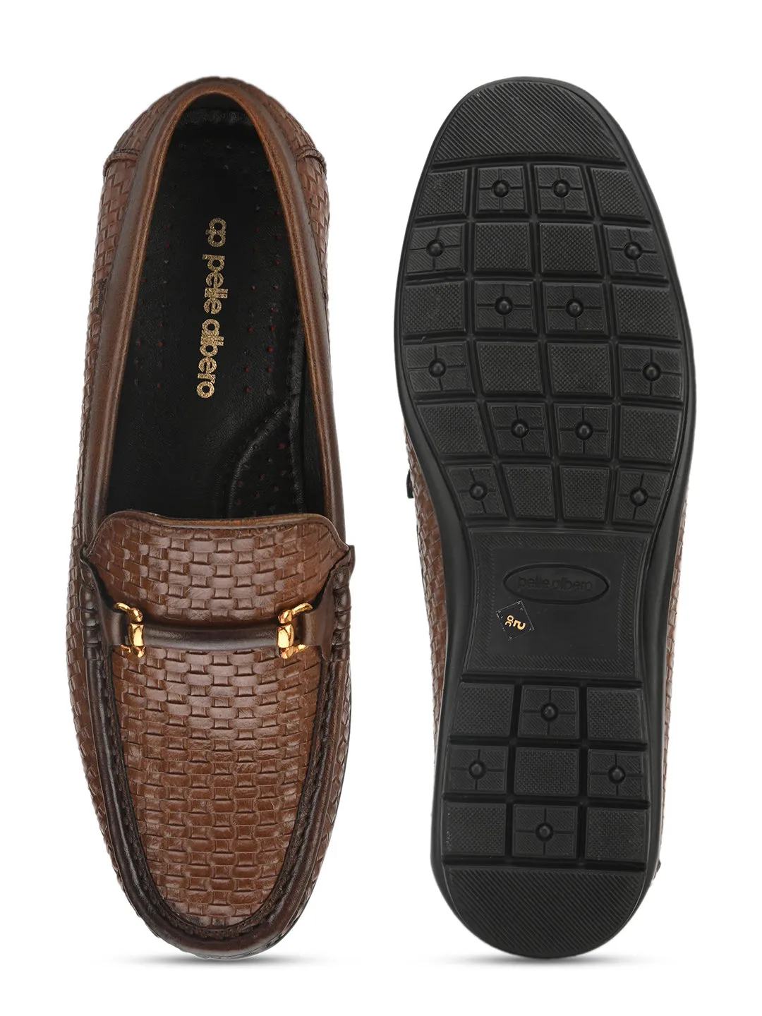 Pelle Albero Brown Loafer for Men