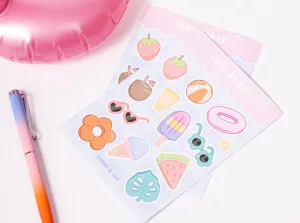 Pool Party Sticker Sheet