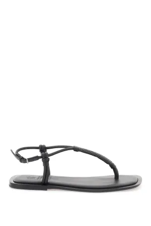 "flip-flops with precious bra