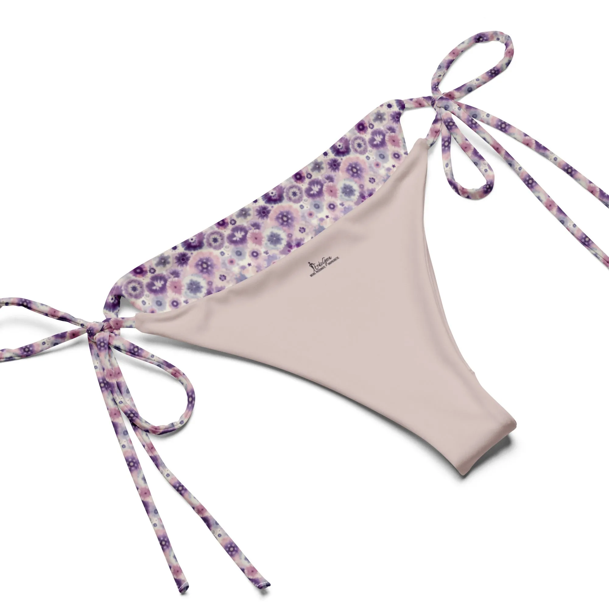 Recycled String Bikini Lilac Bloom