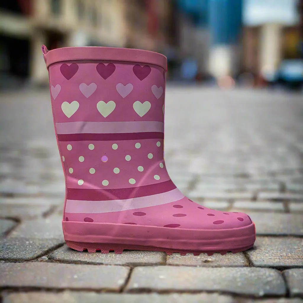 Spotty Wellington Boots - Kids (Dunnes Stores) Size UK 10 / EU 28 / US 11