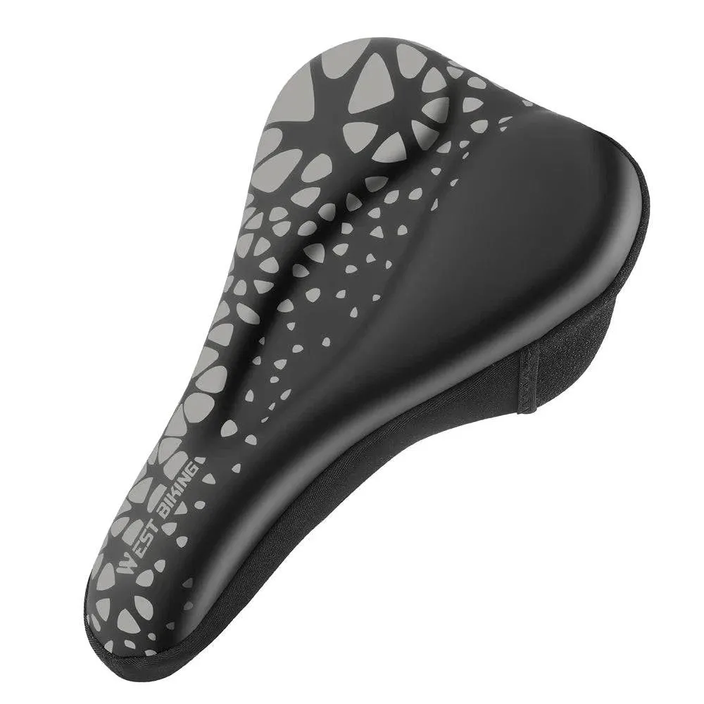 Thickened Bike Saddle Cover Soft Silicone Pad Road Bicycle Seats Cover Comfort Breathable AntiSlip Cycling Cushion Cover
