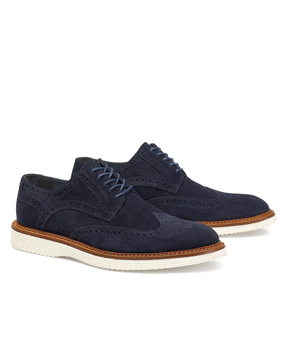 Trask Rogan Italian Suede Wingtip