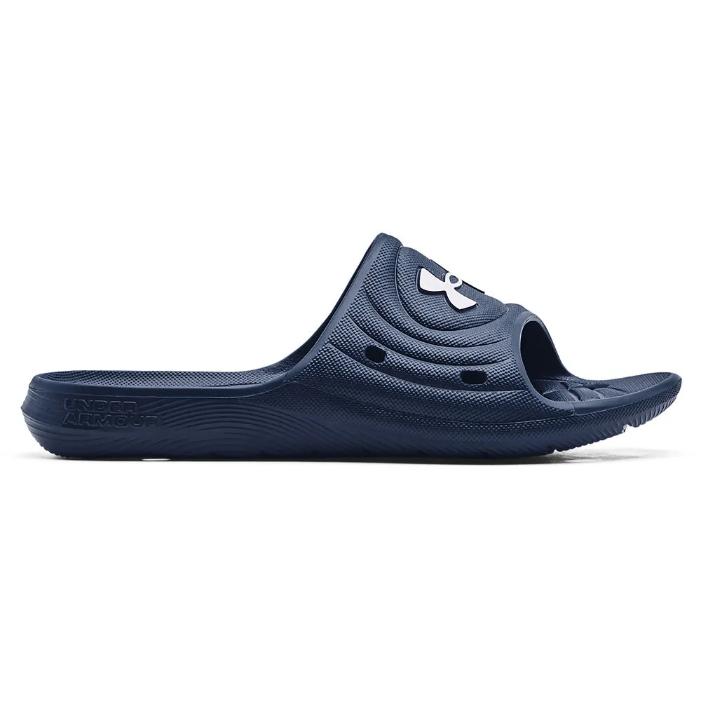 UNDER ARMOUR LOCKER IV NAVY SLIDES