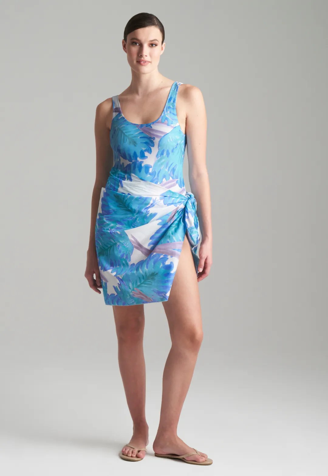 Willa Swimsuit in Indigo Palm