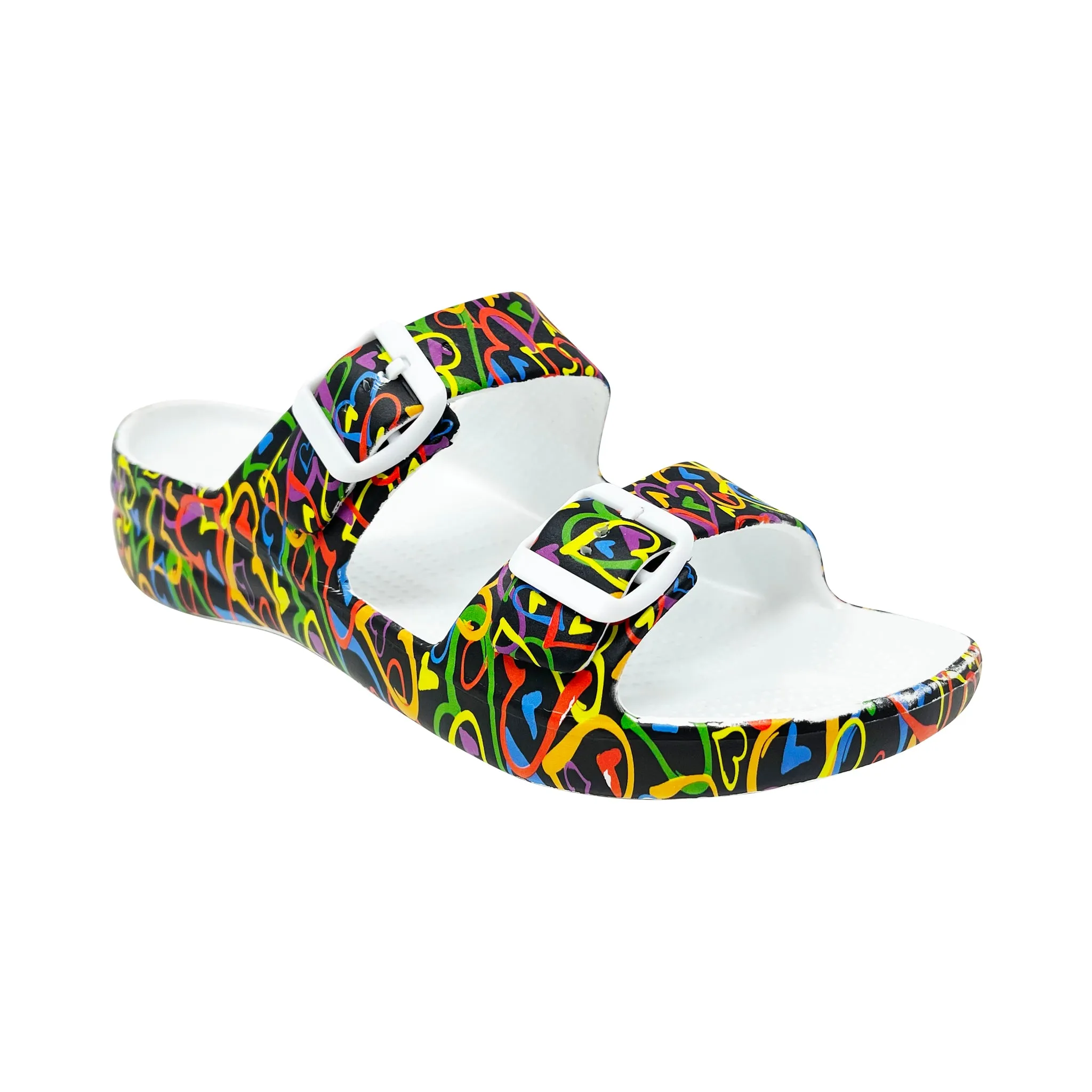 Women's PAW Print Adjustable 2-Strap Sandals - Luv Generation