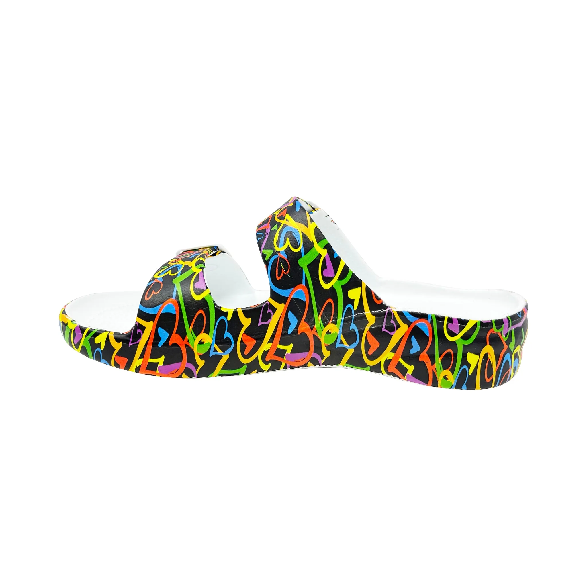Women's PAW Print Adjustable 2-Strap Sandals - Luv Generation