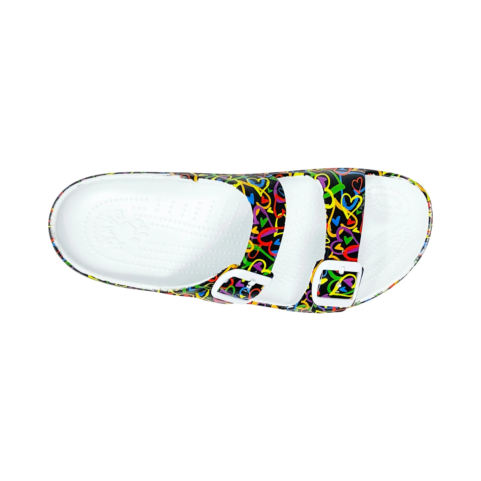 Women's PAW Print Adjustable 2-Strap Sandals - Luv Generation
