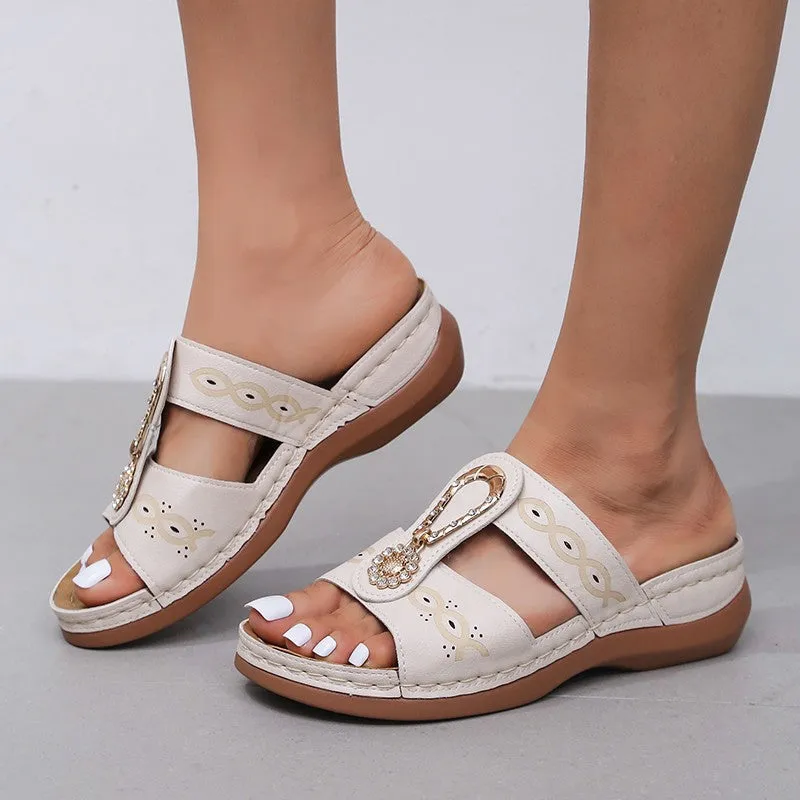 Womens Roman Style Wedge Sandals
